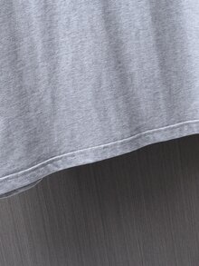 Manfinity Hypemode Men Cartoon Face Print Tee - Light Grey - View 4