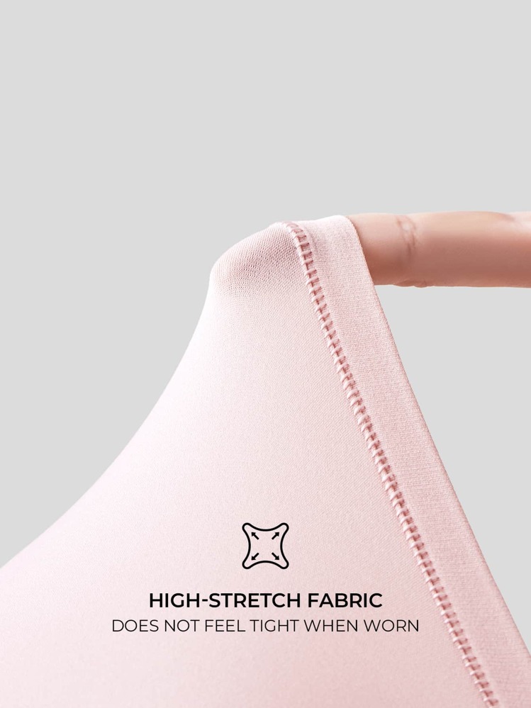 LUVLETTE 2-Pack Mid Rise Basics No Show Briefs Women Underwear Panties Set-Casual Comfy - Multicolor - View 2