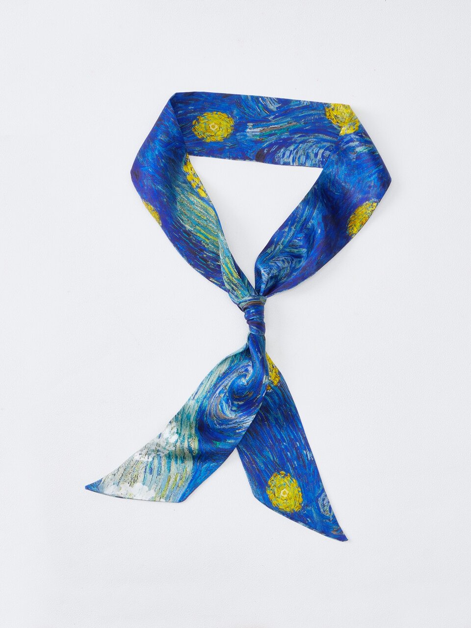 100% SILK 12MM OIL PAINTING PRINT SCARF BOHO