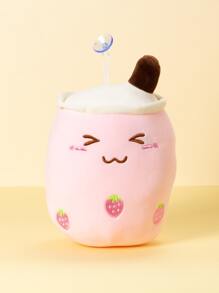 1 juguete de peluche para mascotas de té de la leche al azar para perros y gatos para la interacción - Multicolor - Ver 5