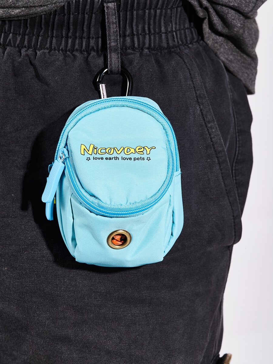 nicovaer 1入組標語圖形寵物零食袋