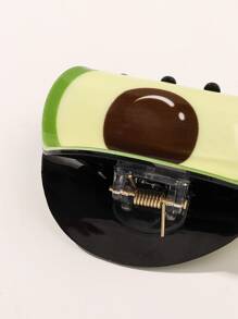 Avocado Shaped Hair Claw Cute Claw Clips Hair Clips Hair Jaw Clip Hair Clamps Hair Clutch Hair Catcher Clip, School Stuff, College Fall Winter Hair Accessories For Women For Vacation Outfits Woman - Multicolor - View 4