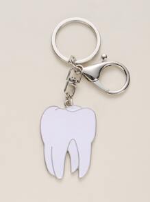 Móc khóa Tooth Charm - trắng - Xem 1