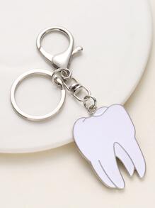 Móc khóa Tooth Charm - trắng - Xem 2
