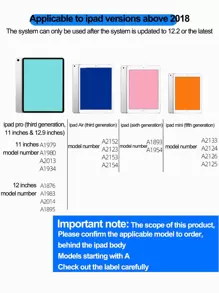 兼容 iPad 的主动式蓝牙磁力触控笔 - 白色 - 查看 6
