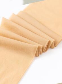 Toddler Girls Solid Tights - Khaki - View 6