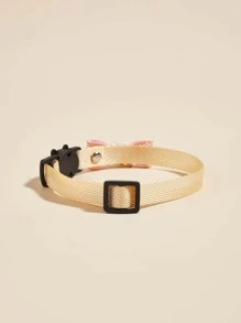 1入組蝴蝶結裝飾寵物項圈 - 彩色 - 查看 4