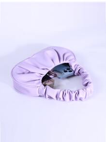 Ruched Bag - Purple - View 4