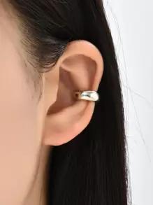 1入組極簡耳夾銅首飾類