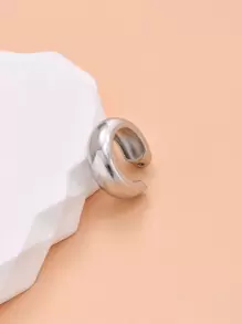 1入組極簡耳夾銅首飾類