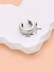 1入組極簡耳夾銅首飾類