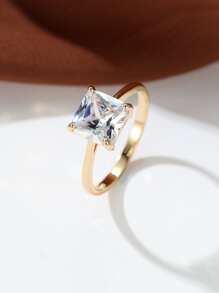 Vòng trang trí hình học Rhinestone - Vàng - Xem 1