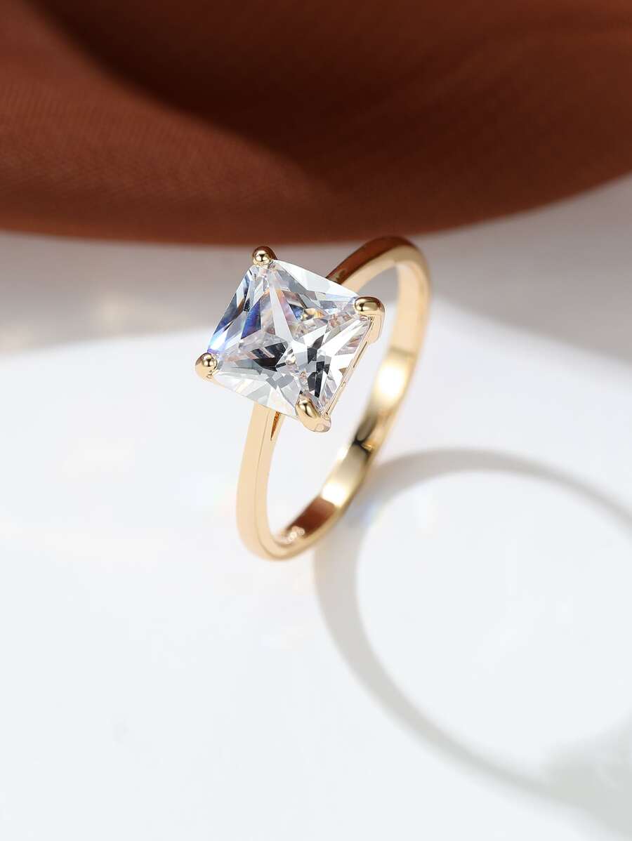 Vòng trang trí hình học Rhinestone - Vàng - Xem 1