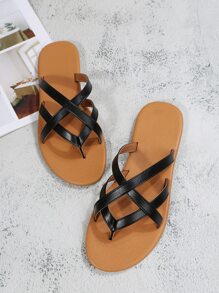 Dép bệt Nữ - màu đen - Xem 4