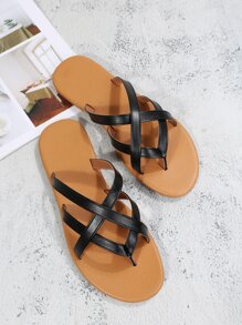 Dép bệt Nữ - màu đen - Xem 3