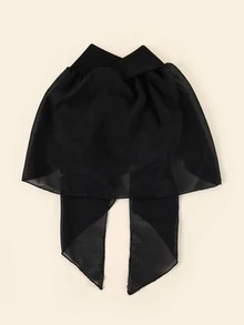 Sombrero turbante unicolor - Negro - Ver 3