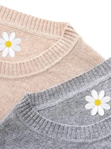 10 miếng dán hình hoa - trắng - Xem 2