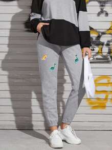 5pcs Dinosaur DIY Sewing Cloth Patches, Clothing Accessories, DIY Fabric Applique, Craft Decoration - Multicolor - View 4