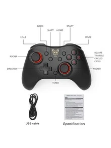 1 pieza Control de juego minimalista - Negro - Ver 4