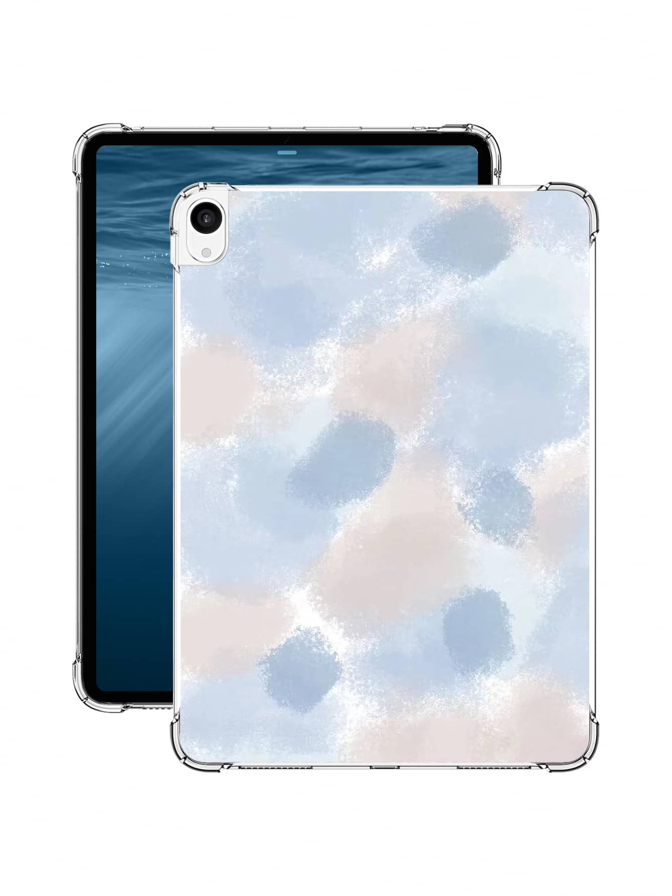 Funda compatible con iPad de color combinado anticaída - Multicolor - Ver 1