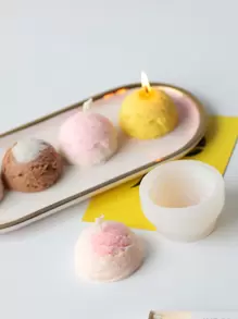 1pc Ice Cream Candle DIY Mold