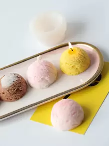 1pc Ice Cream Candle DIY Mold