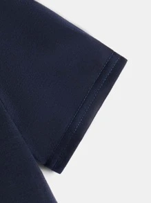 SHEIN Boys Glen Plaid Colour Block Tee - Multicolor - View 3