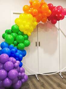 126入組彩虹氣球裝飾，派對氣球，節日裝飾，氣球花環套裝 - 彩色 - 查看 1