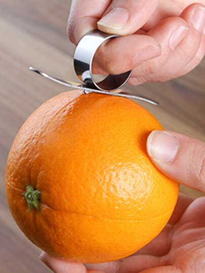 1pc Solid Color Mini Orange Peeler