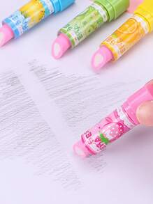 1入組口紅形狀隨機橡皮