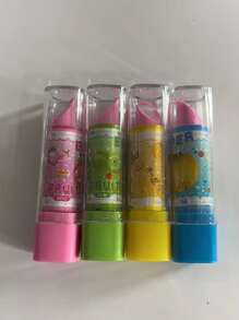 1入組口紅形狀隨機橡皮