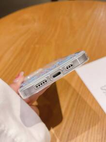 藍色火紋手機殼，適用於iPhone 15/15Pro/15Plus/15Promax - 彩色 - 查看 3