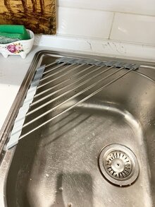 1 pieza Rejilla de drenaje de acero inoxidable - Plateado - Ver 2