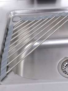 1 pieza Rejilla de drenaje de acero inoxidable - Plateado - Ver 5