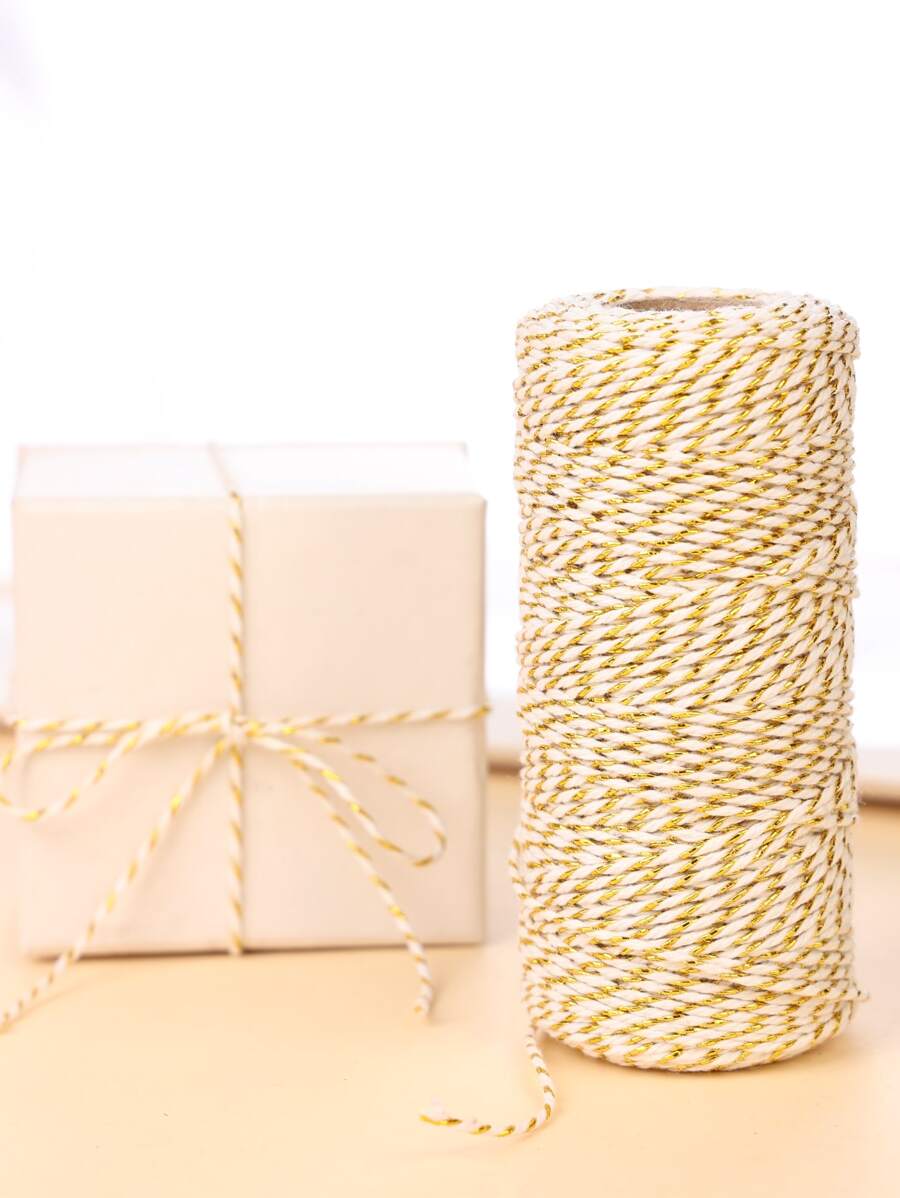 1錐體金屬質感細節禮品包裝繩 - 彩色 - 查看 1