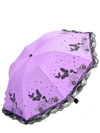 1 Stück Regenschirm mit Schmetterling- und Figurengrafik für Schule, Büro, Haushalt, Reise, Jungen, Valentinstag, Herz, Valentinstag, Sommer, Kühlung, Strand, Reise