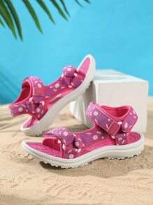 Girls Graphic Pattern Sport Sandals - Multicolor - View 5