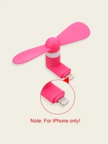 Ventilador del teléfono compatible con iPhone - Rosa Fucsia - Ver 3