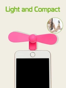 Ventilador del teléfono compatible con iPhone - Rosa Fucsia - Ver 4