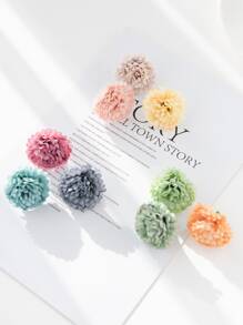 10 cái hỗn hợp màu sắc hoa nhân tạo đầu - Nhiều màu - Xem 4