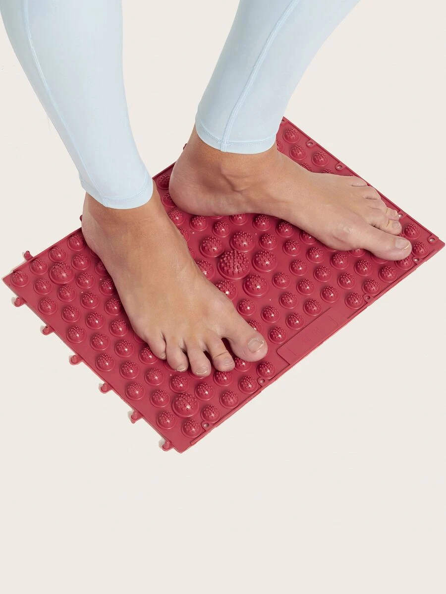 Tablero de masaje unicolor pie - Rojo - Ver 1