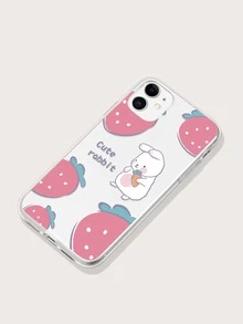 Cartoon Strawberry Pattern Phone Case