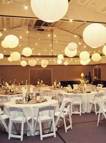 5 piezas decorativo papel linterna - Blanco - Ver 2