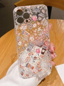 Funda para teléfono con patrón de café compatible con iPhone 15/15Pro/15Plus/15Promax - Multicolor - Ver 2