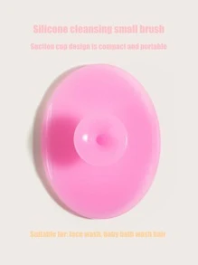 baopinger Single Oval Silicone Facial Wash Brush- Clear Rose Red, Manual Facial Wash Brush Gentle Exfoliation Wash Brush, Silicone Facial Wash Brush Soft Facial Wash Massager,Skincare,Room Decor,Home Decor,Bedroom Decor,Bathroom,Christmas Gifts,Bathroom Decor,Travel,Travel Stuff,Wedding,Christmas Party,Mom Gifts,Home,Room,House Decor,Christmas Gift,Gifts For Mom,Birthday,Pink Room Decor,Living Room Decor,Bedroom,Gifts For Men,Dad Gifts,Mushroom,New Years,Mom,Accessories,Gifts For Dad,Friends,Funny Gift - View 4