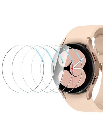 5 st. skärmskyddsfilm kompatibel med Galaxy Watch 4 present till födelsedag, familj, vänner skärmskydd, klockfodral, klocktillbehör vattentät stötsäker fallskydd fallskydd reptålig fingeravtrycksskydd heltäckande