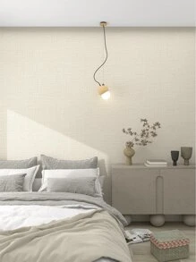 1 pieza Papel mural con textura - Beis - Ver 5