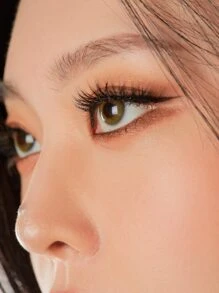 DAZY 1 cặp mi giả có độ phồng - màu đen - Xem 2