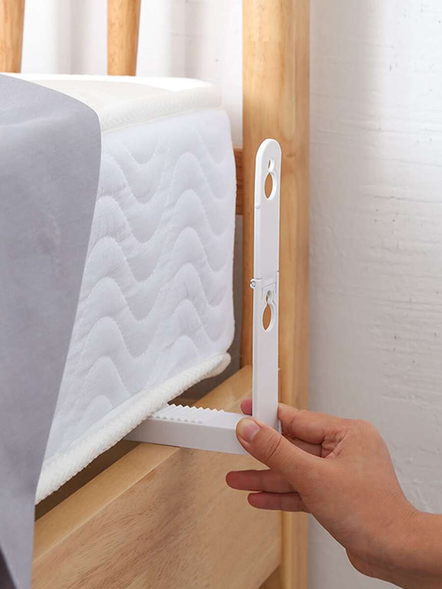 4 piezas retractable Sábana Soporte - Blanco - Ver 1