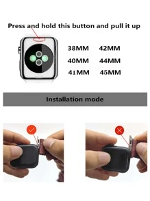 1pc Solid Scrunchie Design Apple Watch Band Apple Watch Strap Band Apple Watch Band Apple Watch Strap Strapband,Apple Watch Band Apple Watch Strap Band Apple Watch Band Apple Watch Strap Strap Band 49/45/44/42/41/40/38mm, Compatible With Apple Watch Band Apple Watch Strap Band Apple Watch Band Apple Watch Strap Strap Ultra/SE 8/7/6/5/4/3/2/1 - Mint Green - View 3